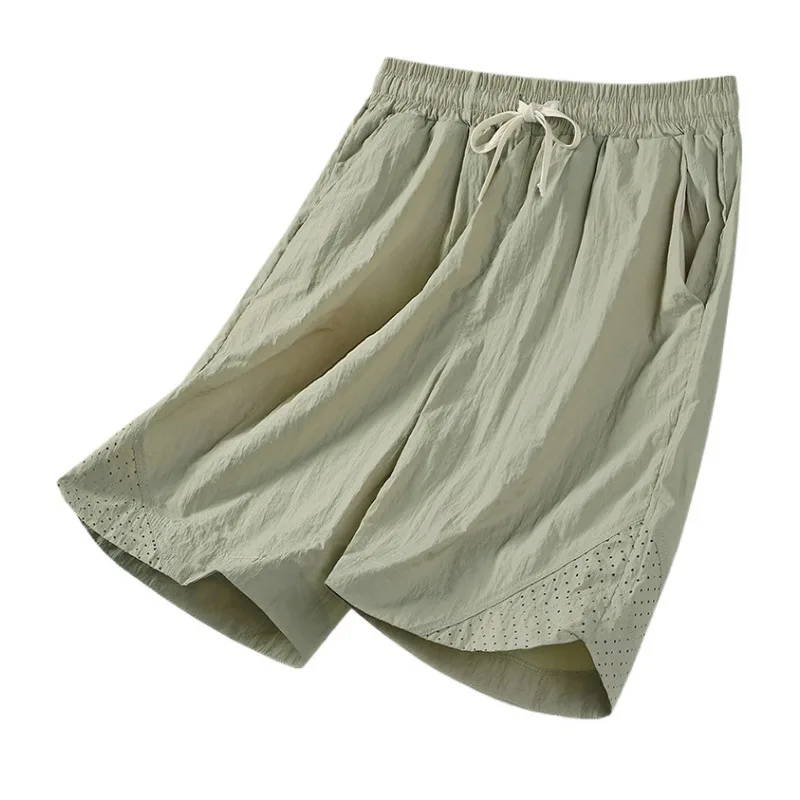 2024 Ice Silk Shorts, Men's New Summer Quick Drying Sports Pants, Workwear Pants, Shorts, Men's Pants