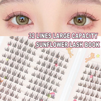 110 /320 clusters of high quality false eyelashes 10-12mm mixed single cluster eyelashes soft natural eyelash extension