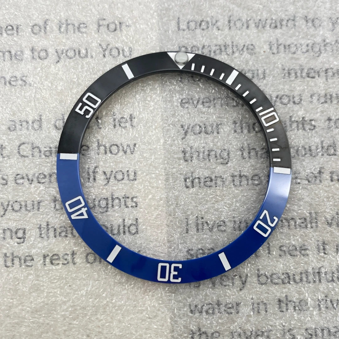 Watch Accessories 38mm High-quality Ceramic Ring SUB Ring Is Suitable for Water Ghost 40MM Series