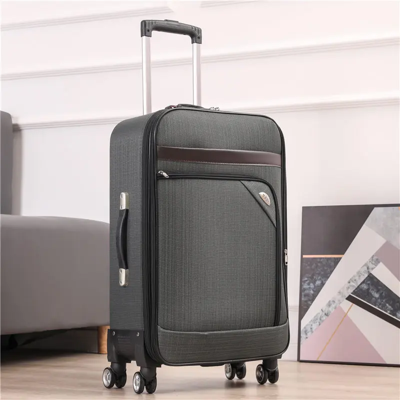 30Inch Large Capacity Luggage Male Oxford Cloth Trolley Case Strong 22/24/26 Inch Password suitcase 20 Inch Boarding Bag