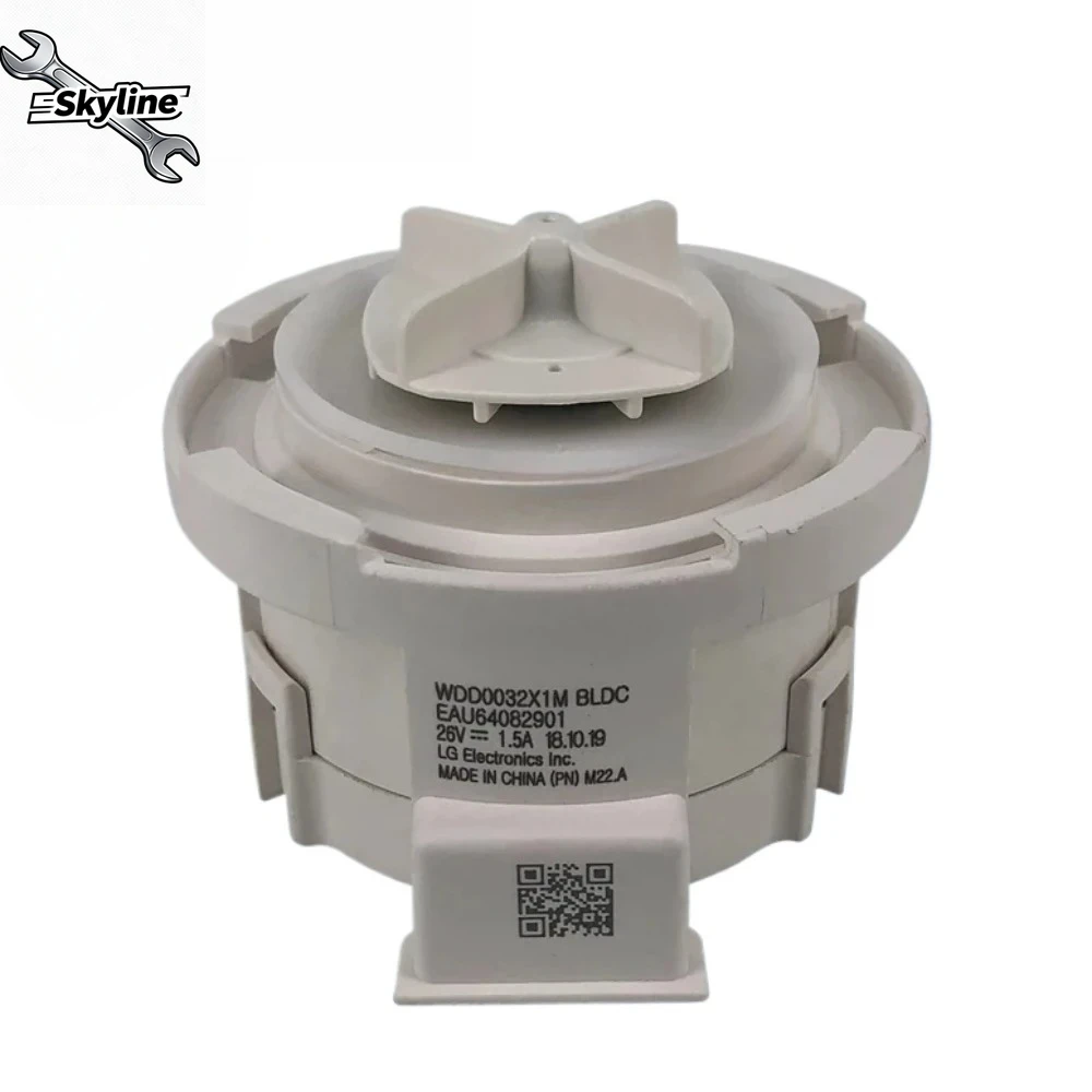

Новый двигатель сливного насоса для стиральной машины EAU64082901 WDD0032X1M BLDC 26 В 1,5 А, дренажные детали стиральной машины