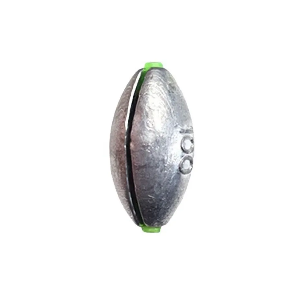 10pcs 10Pcs Fishing Lead Sinkers Middle Pass Design Olive Shaped Split Shot Sinkers Removable Split Shot Lead Material