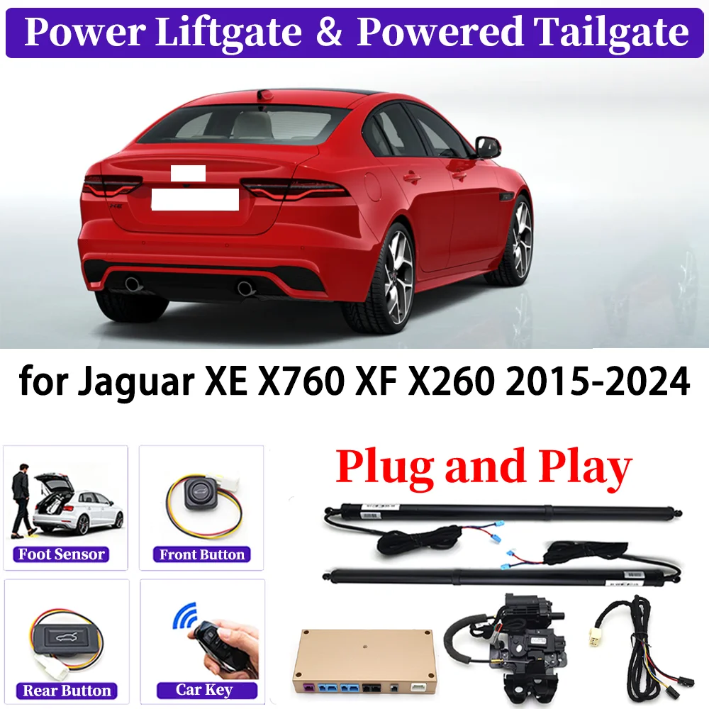 

for Jaguar XE X760 XF X260 2015-2024 OEM Upgrade Car Automatic Power Liftgate Kit Smart Auto Electric Tailgate System Plug＆play