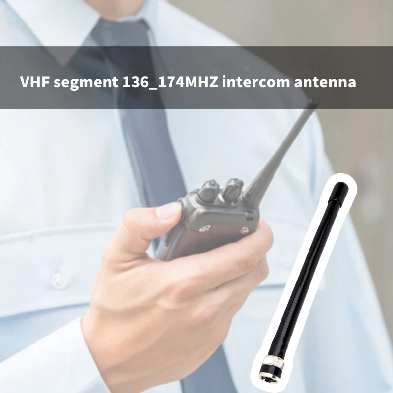 Upgrades VHF Antennas Flexible Handheld Radio Antennas Communication Antennas for Portable Radios 136-174MHz Ranges