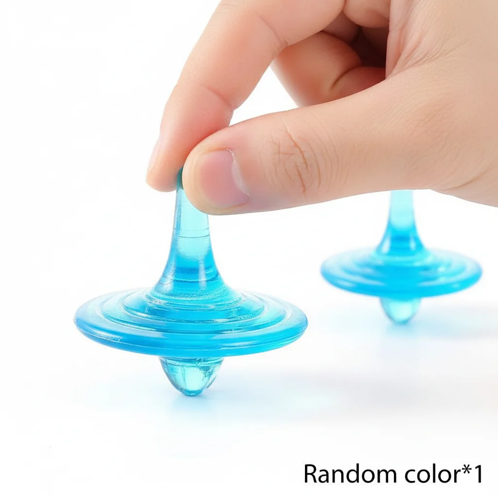 

Mini Colorful Acrylic Gyro Interactive Handmade Rotating Gyroscope Educational Montessori Spinning Top Kindergarten 1/5/10pcs