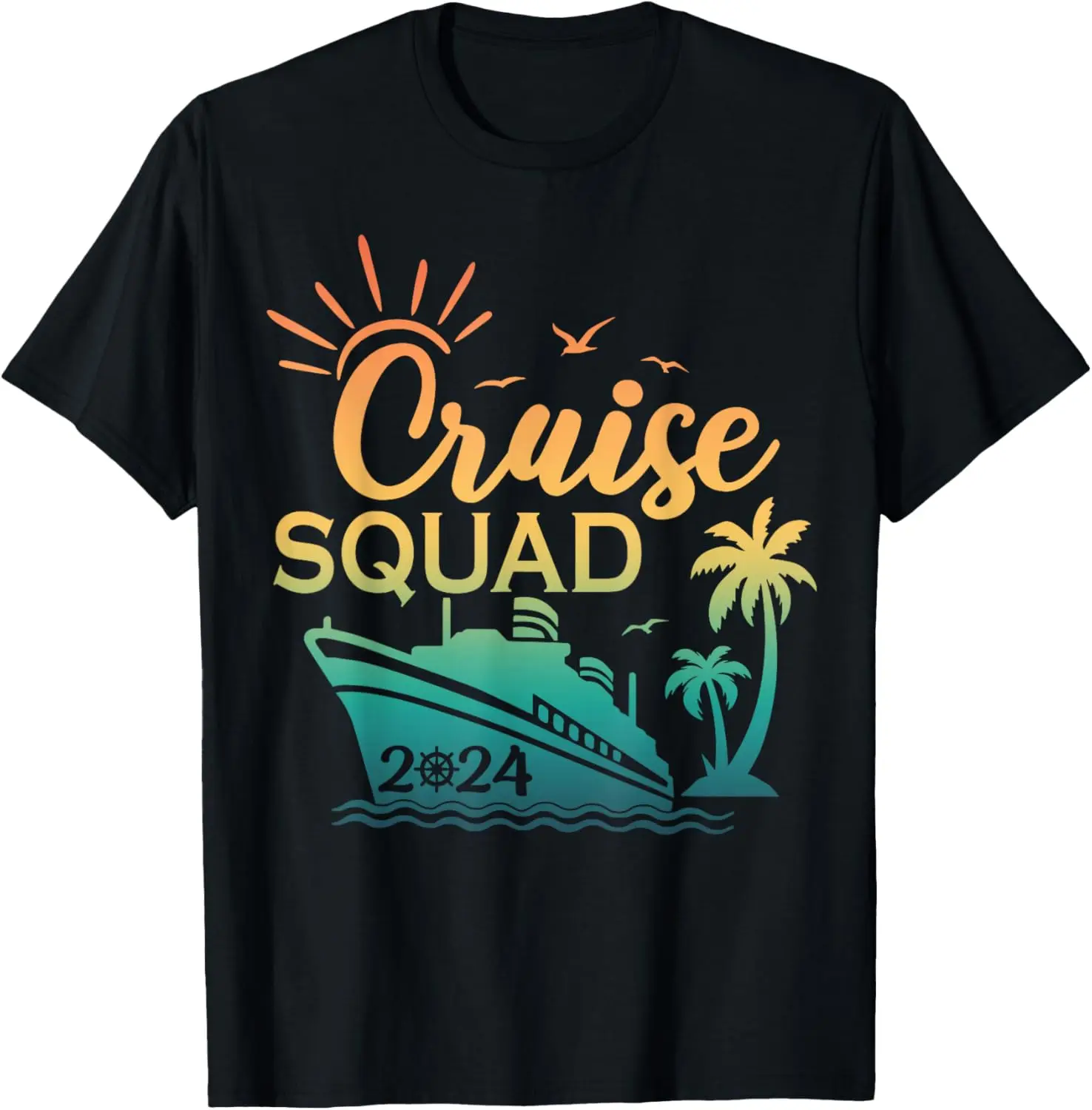 cruise squad 2024 family cruise for group & family matching T-Shirt