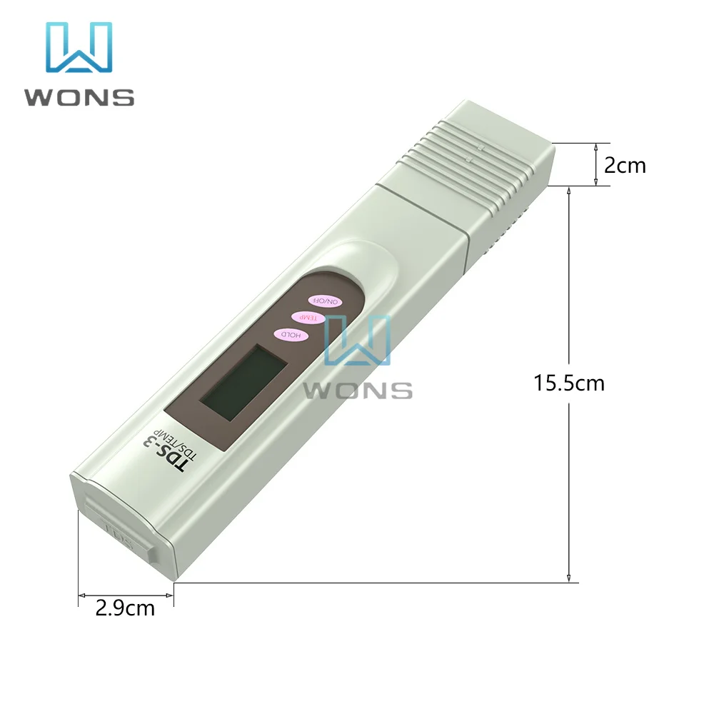 PH Test Pen of Tester Accuracy 0.01 Aquarium Pool Water Wine Urine Automatic Calibration LCD Digital Two Button Test Tool