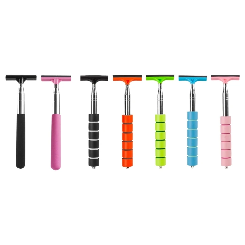 R9CC Extendable Rearview Mirror Scraper Steel Designs Car Window Wiper Tool Vehicle Window Cleaner Device for Car Cleaning
