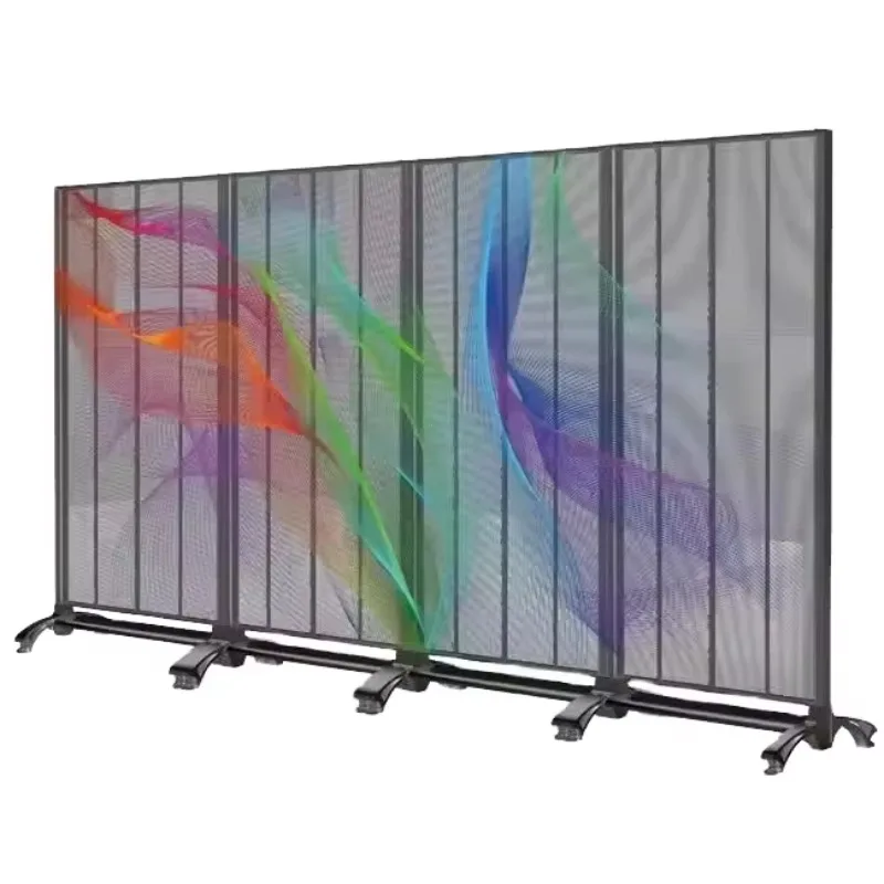 Customized Products GoldenAnt Quick-Install P7.8-7.8 Outdoor IP65 Waterproof 4K LED Mesh Display 4500cd Brightness 5-Year Warran