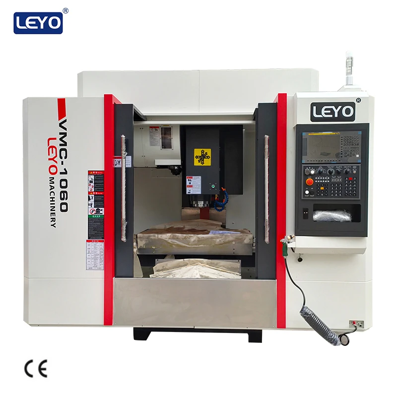 LEYO Vmc1060/1160/1165 Chinese Manufacturer 3-Axis 4-Axis 5-Axis Steel Cutting And Milg Hine Vmc Cnc Hining Center