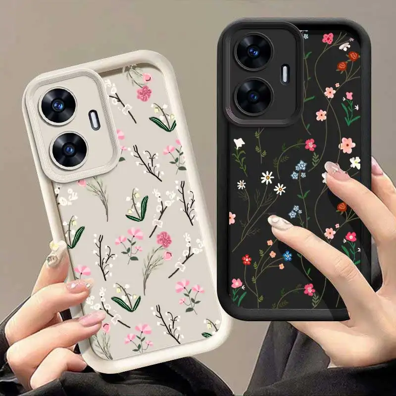 C55 Whispers Among Flowers Sky Eye Ladder Phone Case For Realme C67 C65 C53 C51 C35 C33 C31 C30 C25 C21 C20 C17 C15 C12 C11