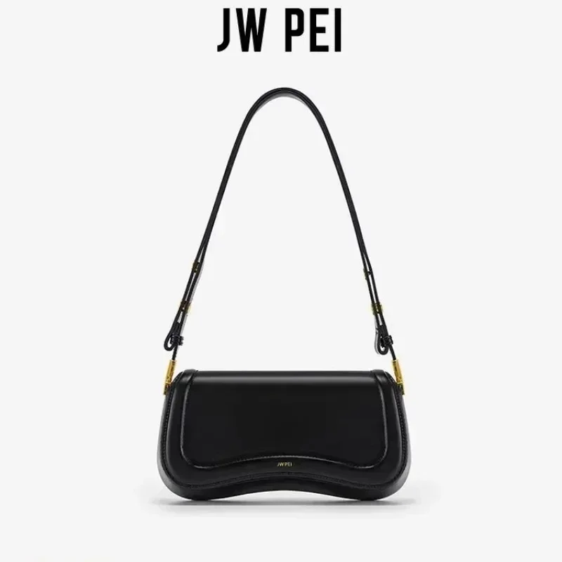 2024 New JW PEI Women's Fashion Adjustable Crossbody Bag Elegant Retro Underarm Saddle Bag