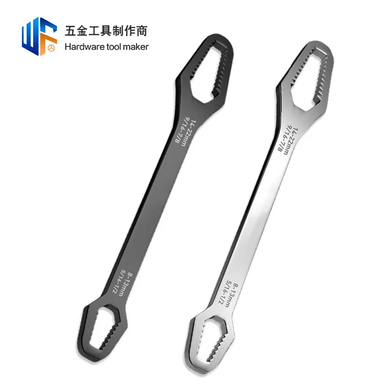 

Multifunctional plum wrench self-tightening adjustable glasses wrench dual-purpose double-head plum wrench hand tool