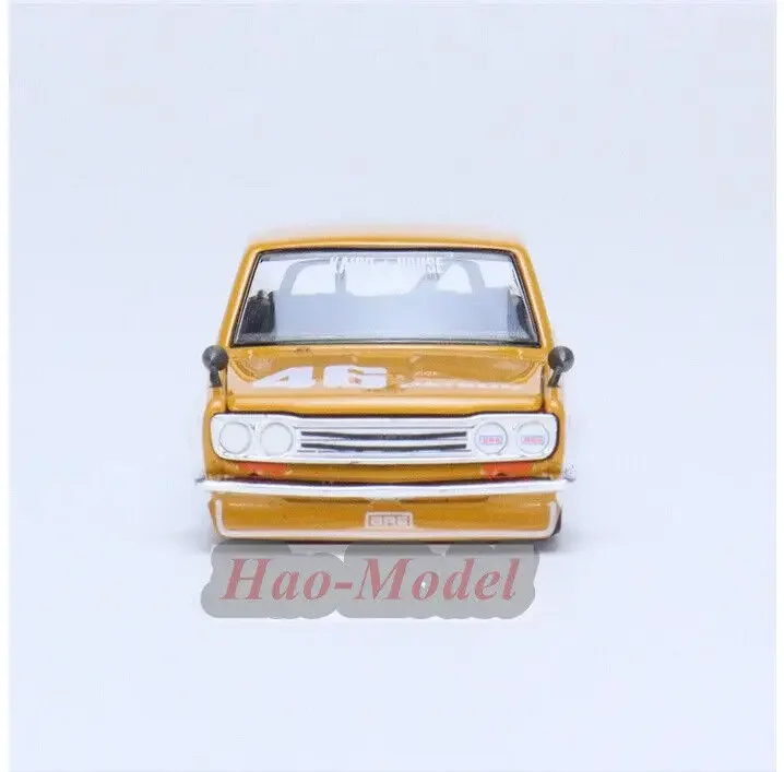 MINIGT 1/64 Dla Kaido House Datsun 510 BRE510 V3 Model samochodu Alloy Diecast Symulacja Zabawki Prezenty urodzinowe Hobby Wyświetlacz Ozdoby