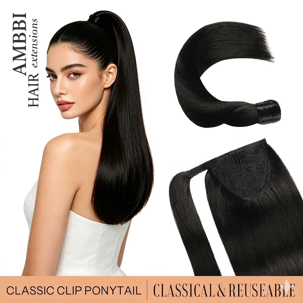 extensions-de-queue-de-cheval-en-cheveux-humains-100-naturels-noirs-remy-a-clipser-avec-systeme-magic-wrap-around
