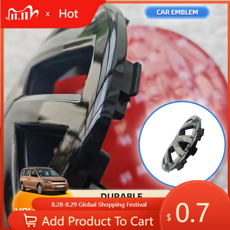 

Держатели чашек Hot 2026 для VW Volkswagen, 2 шт., замена передней и задней части, передняя эмблема 135 мм + 130 мм, задний багажник для Caddy 2010