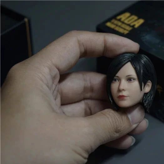 Fanatic 1/12 Female Soldier Ada Wong Head Carving Sculpture Model Toy Accessories Fit 6'' Action Figure Body In Stock