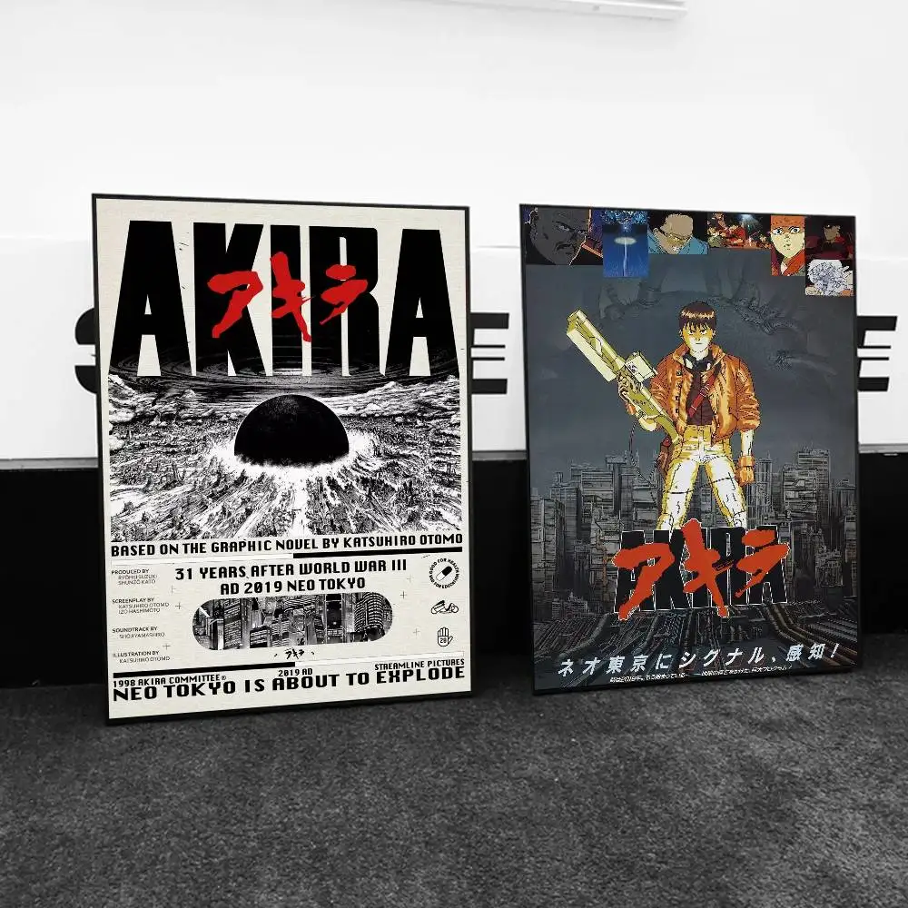 1 قطعة أكيرا 1988 الفيلم المشارك طباعة لغرفة النوم غرفة المعيشة ديكور المنزل اللوحة جدار الفن HD صورة جدارية