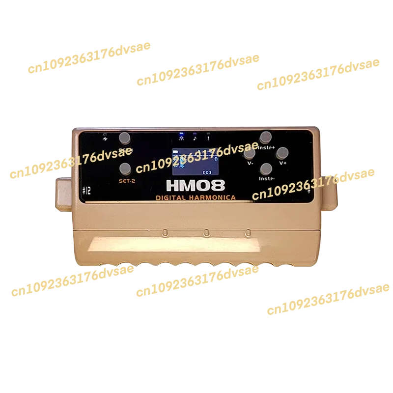 

HM08S Youth Version Electric Harmonica MIDI Digital Instrument Built-in Speaker Digital Harmonica Digital Instrument