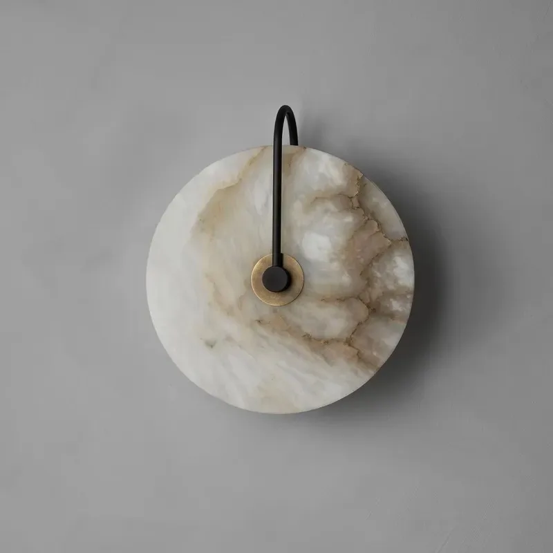 Factory Direct Sales Alabaster Custom Wall Lamp for ADA Aperture Living Room Bedroom Entrance