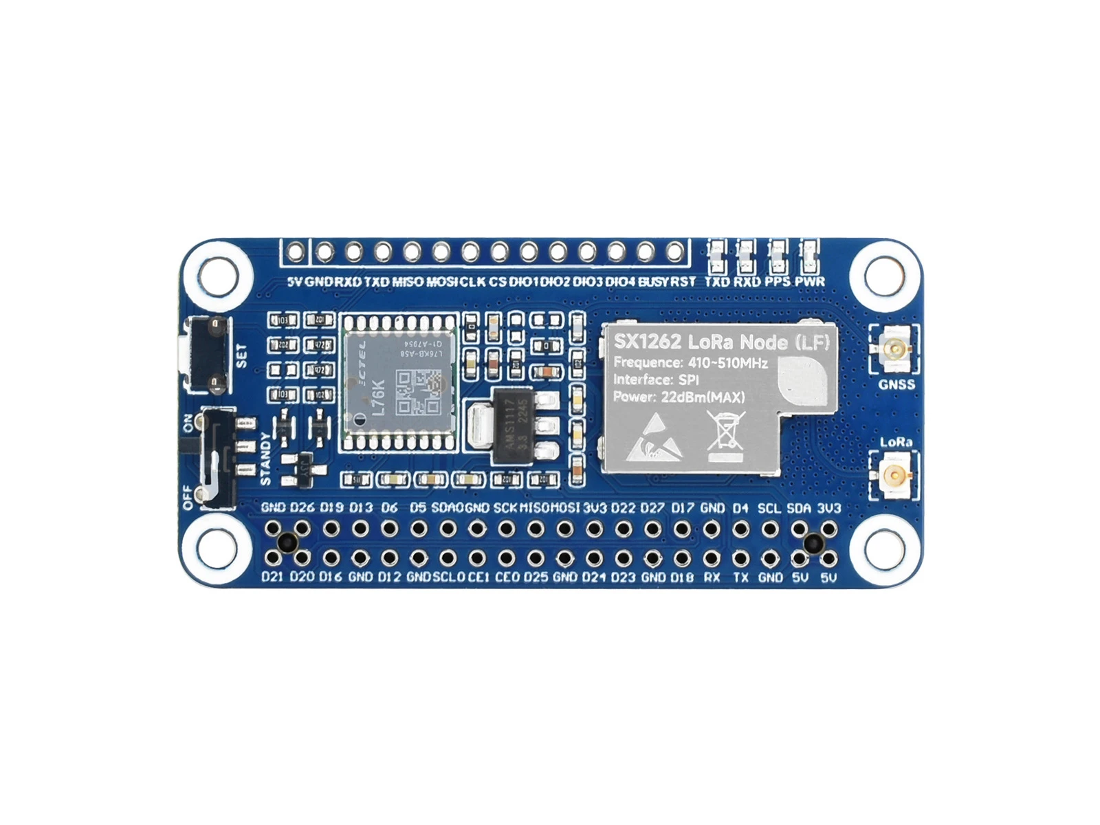 SX1262 LoRaWAN Node Module