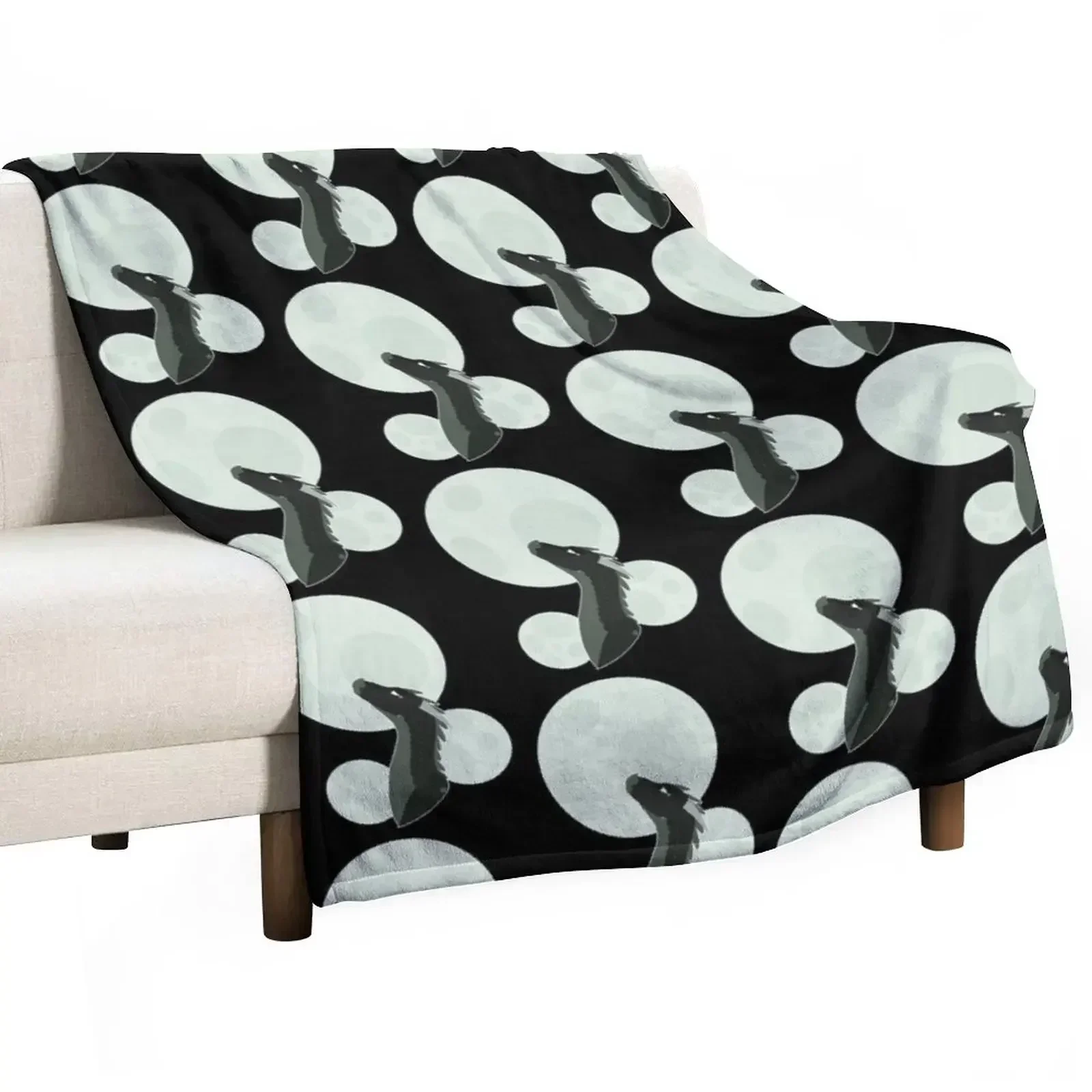 

Moonwatching Throw Blanket Summer Beddings Custom Blankets