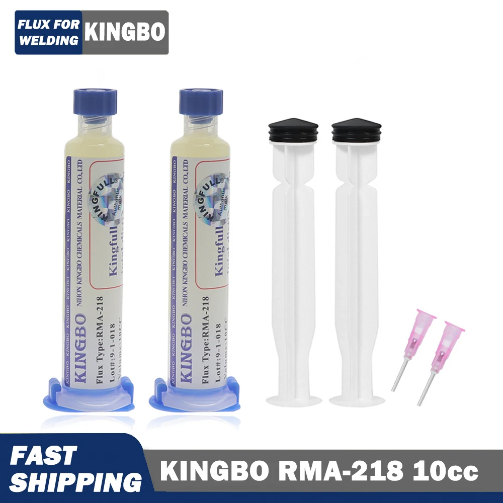 Kingbo Rma 218 oryginalny topnik 10cc topnik lutowniczy bez czyszczenia topnik spawalniczy wzornik uniwersalny Reballing Rma 218 Kingbo