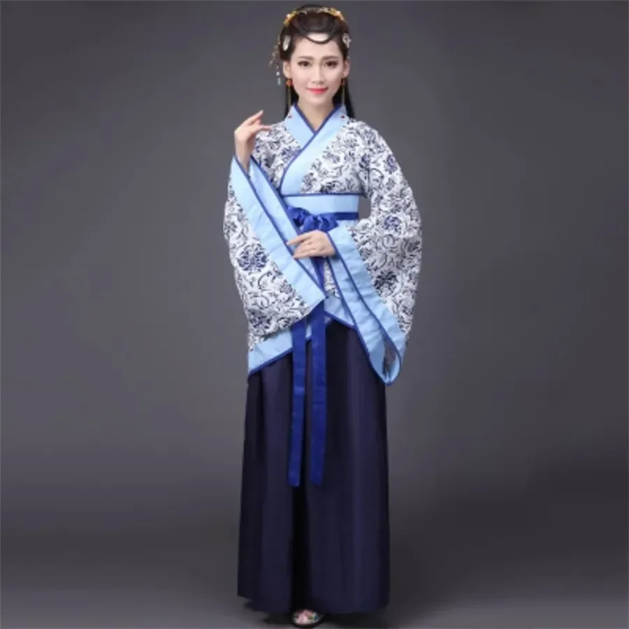 Hanfu National Chinese Dance Costume Men Ancient Cosplay Traditional Chinese Clothing for Women Hanfu Clothes Lady Stage Dress