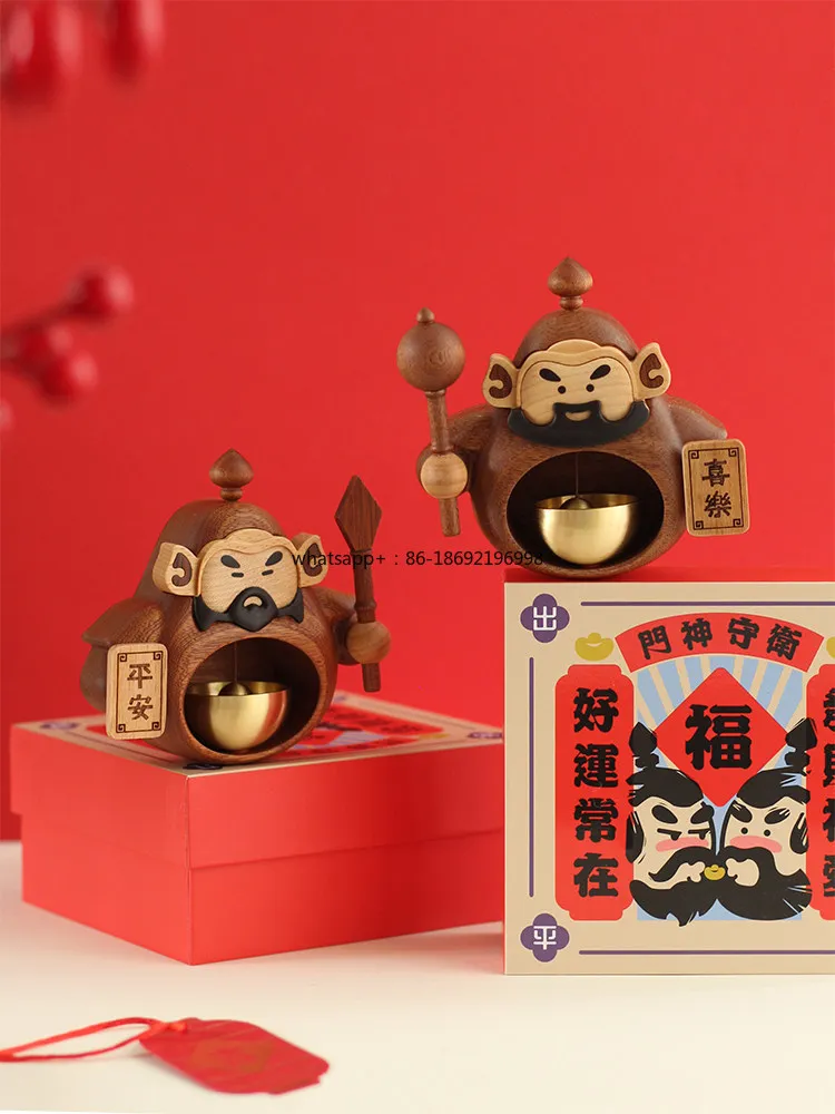Year of The Horse Decorative Door God Doorbell Dopamine Bell Blessing Decorative Refrigerator Magnetic Attraction