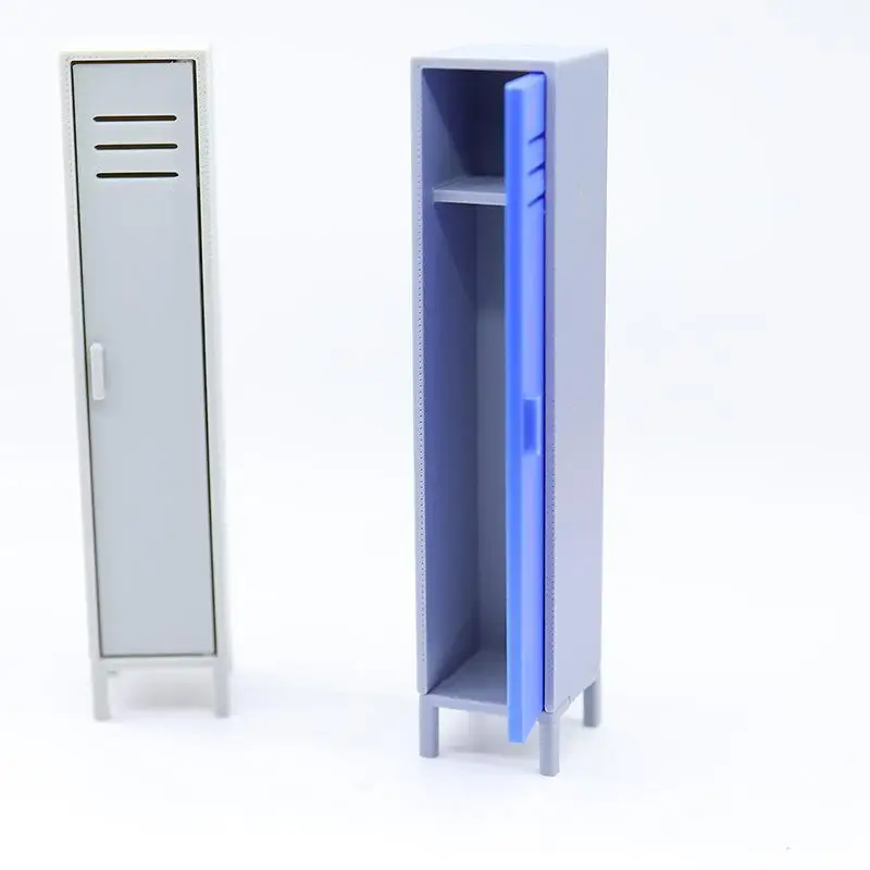 {H} Realistic Mini Locker Model Dollhouse Furniture Decoration 1/12 Dollhouse Scene Sand Table Photography Props