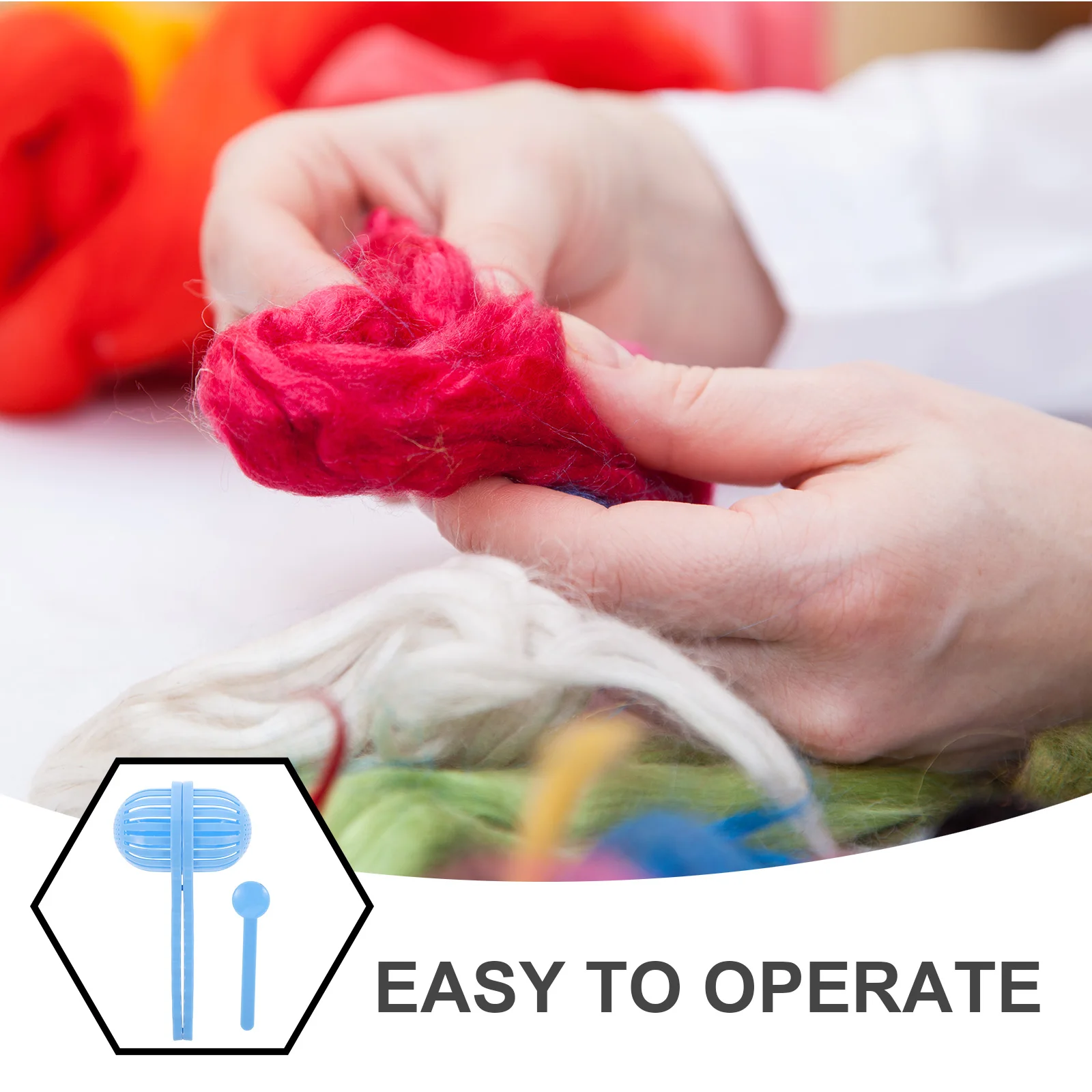 3 قطع من أدوات صنع الصوف البلاستيكية DIY مجموعة أدوات صياغة اللباد الصوفية للأطفال مجموعة أدوات تطوير المهارات الإبداعية عدد وأدوات #1