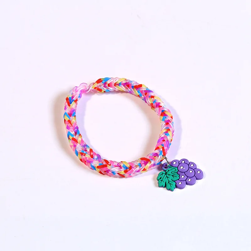 600 pezzi di ricambio per braccialetti in gomma con telaio a colori trasparenti per bambini che intrecciano regali artigianali fai-da-te con regali giocattolo per ragazze