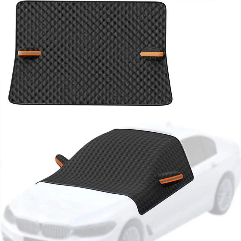 1-2PCS Car Windshield Snow Cover Premium Extra Magnetic Anti Frost Sunshade Rain Sleet Hail Protector for Winter Auto Sedan