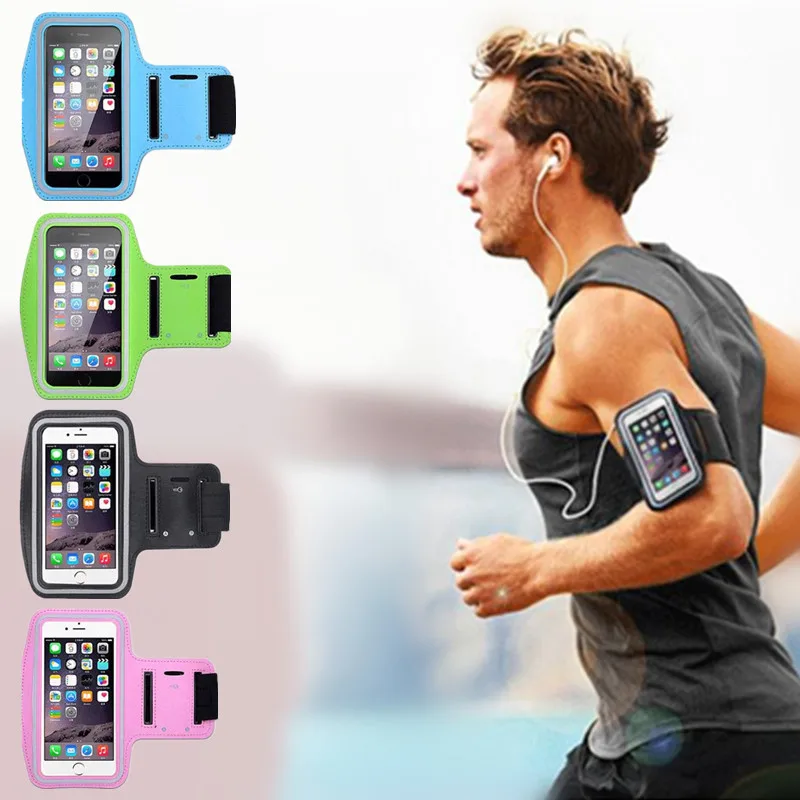 Outdoor Phone Holder Armband Case Sports Cellphone Mount Stand Bracket Gym Running Smartphone Arm Band For Iphone Sumsang Xiaomi