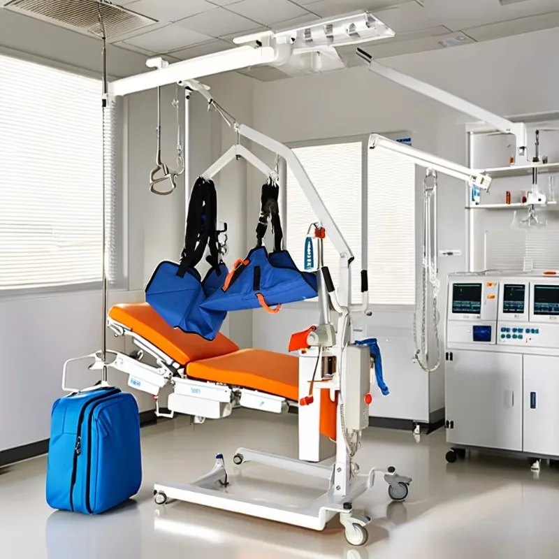 Adjustable Electric Patient Transfer Lifter Chair Medical Hospital Equipment for Rehabilitation