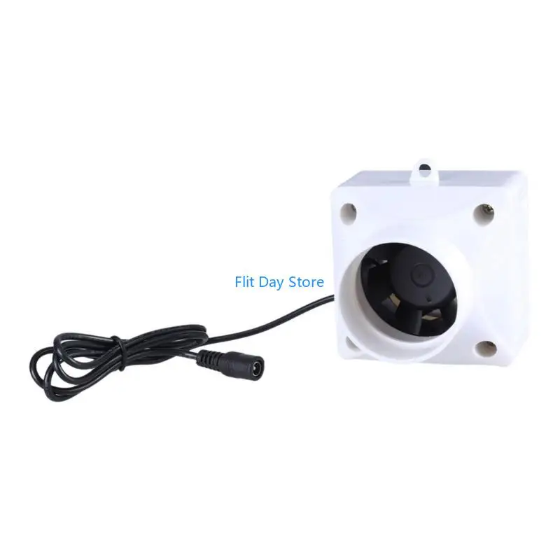 

F92C 12V 50mm 48W Exhaust Fan Pipe Blower Fan 350m³/h Airflows for Warehouse Cooling