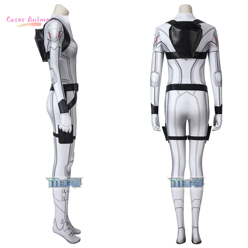 بدلة كوزر فيلم الأرملة السوداء التأثيرية ثلاثية الأبعاد للنساء أزياء رومبير لحفلات الهالوين Zenti