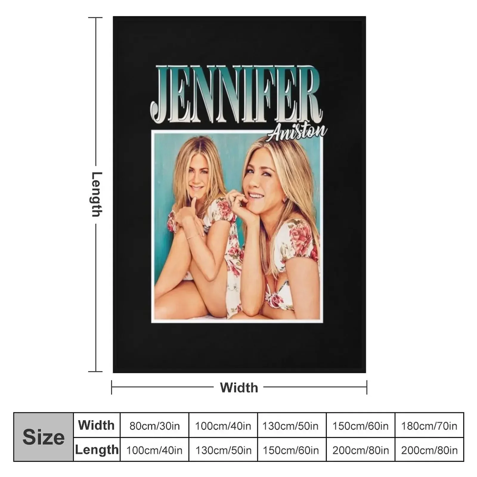 Jennifer Aniston 90's Vintage Throw Blanket Stuffeds blankets and throws Thins Blankets