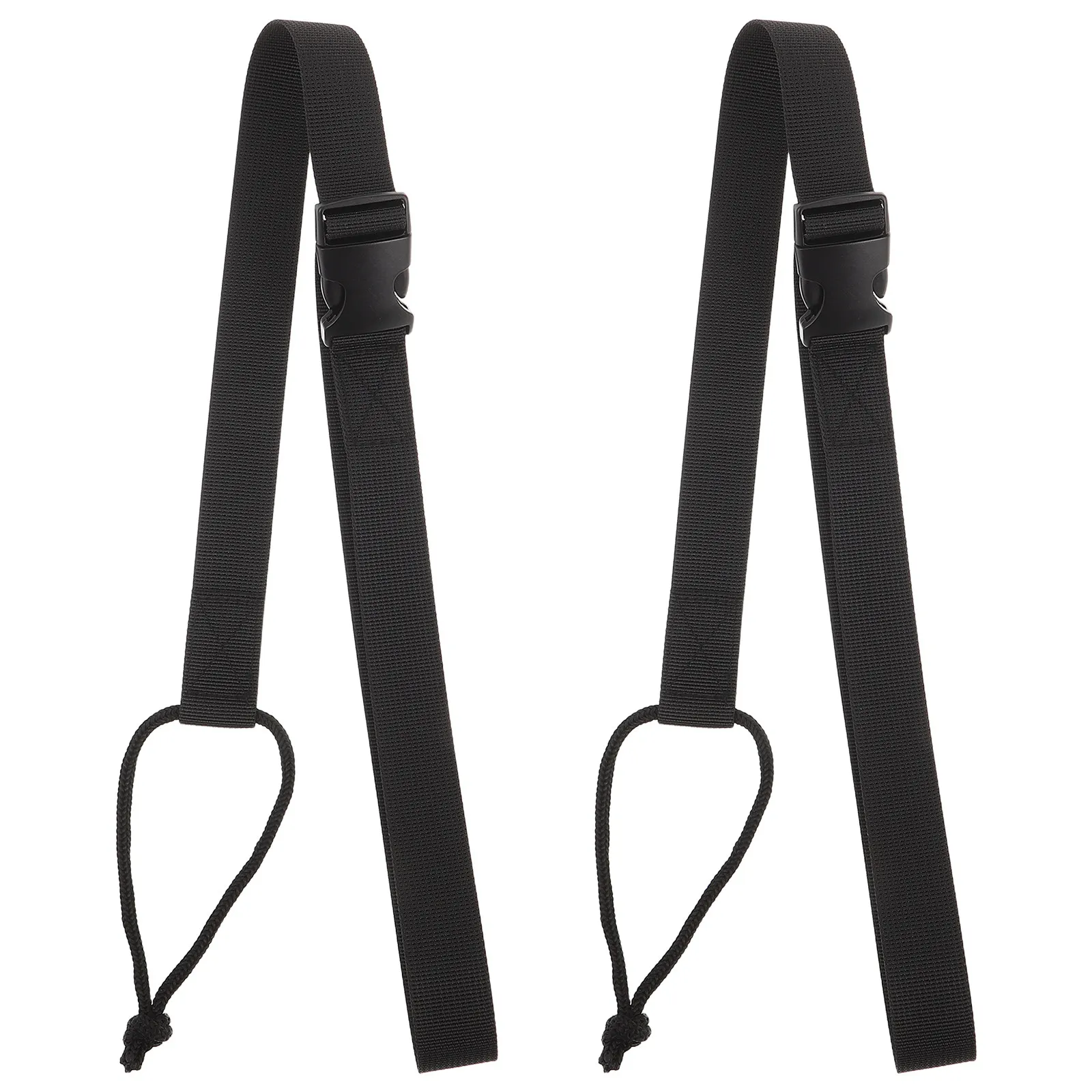 

2Pcs Snowboard Leash Universal Adjustable Safety Straps Lightweight Binding Replacement Mountain Riding Leash for Beginners