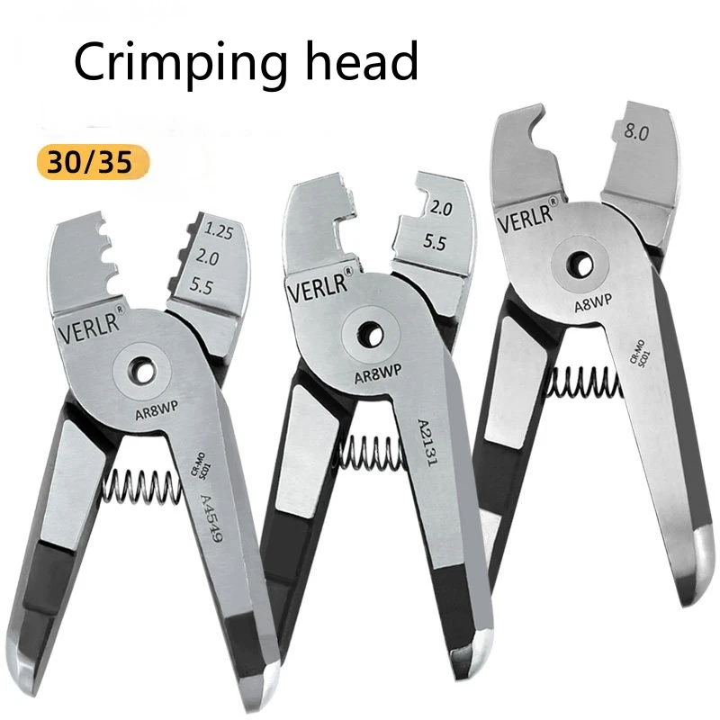 

Pneumatic Crimping Tool Head, Wire Clamp Head, Terminal Plier Head, Square/Round/Multi-port Plier Head