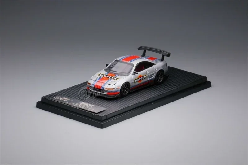 MicroTurbo 1:64 MR2 SW20 Revision 4 Martini Diecast Model Car