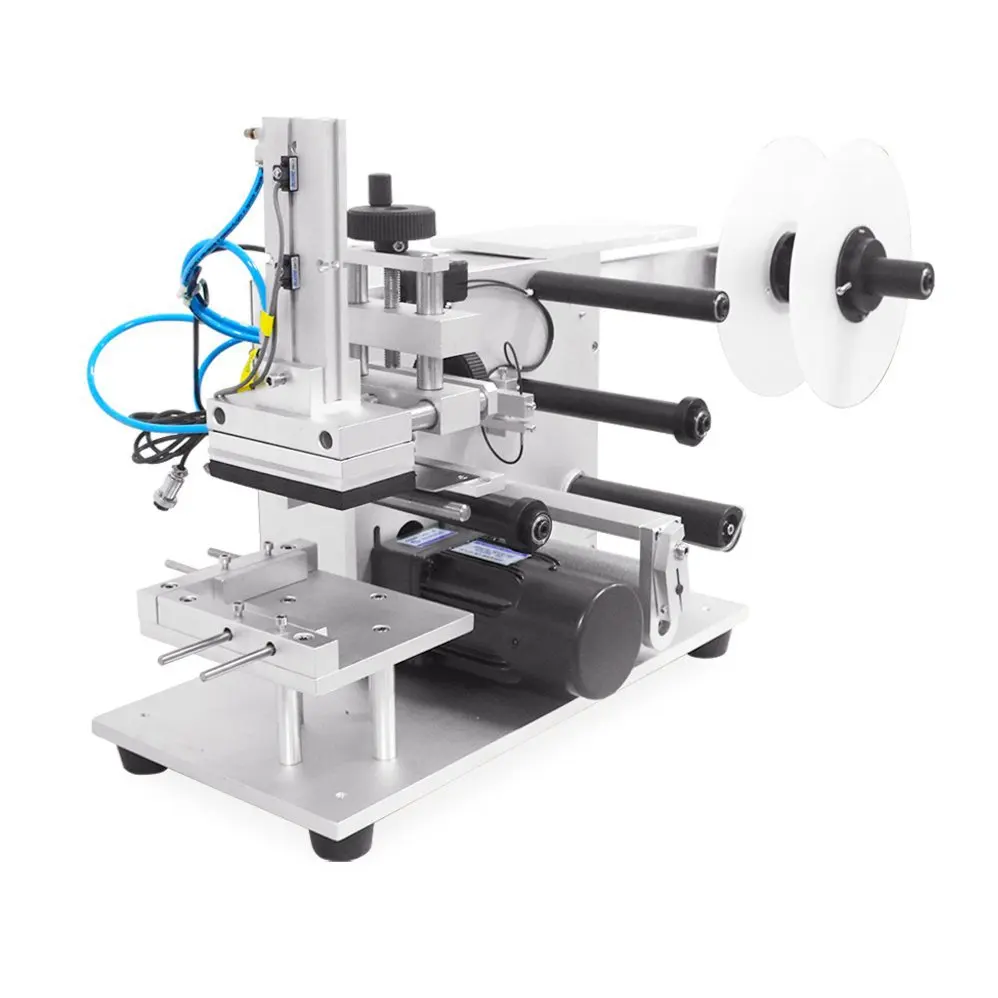 

MT60 Labeling Machine Square Wine Juice Bottle Gift Box Flat Surface Label Applicator Pneumatic Plane Labeling Machine