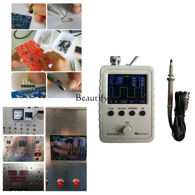 

150 Pocket Digital Oscilloscope Kits DIY Spare Part Learning Kits Dropship