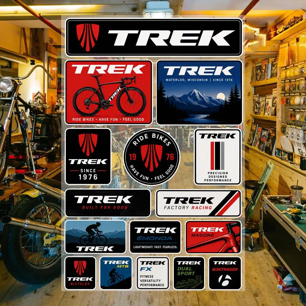 T-R-EK Aesthetic Graffiti Stickers Waterproof PVC Decals for Car Motorcycle Skateboard Helmet Notebook