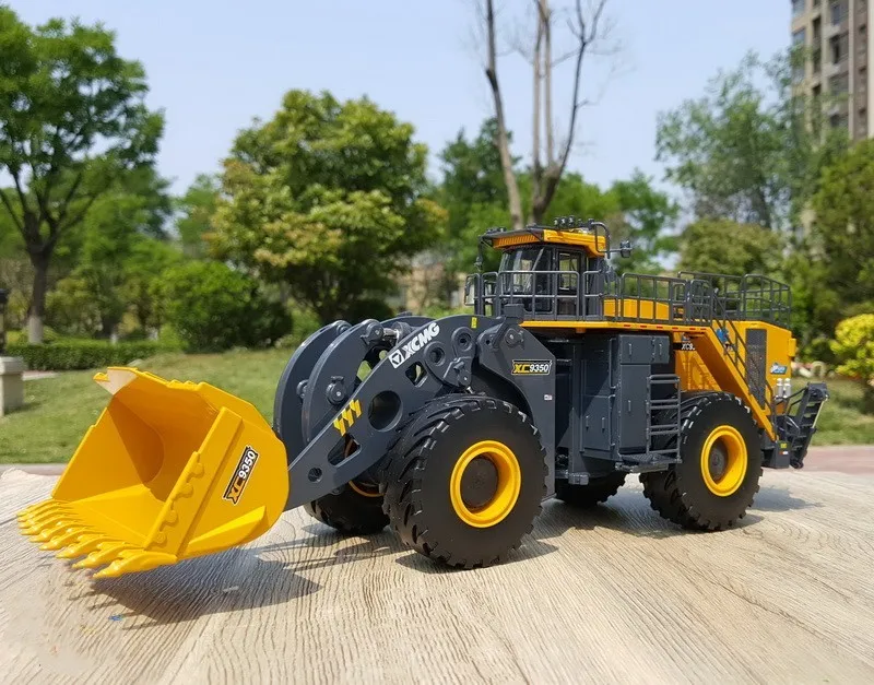 Collectible Alloy Model Gift 1:43 Scale XCMG XC9350 Wheel Loader Engineering Machinery Vehicles DieCast Toy Model For Decoration