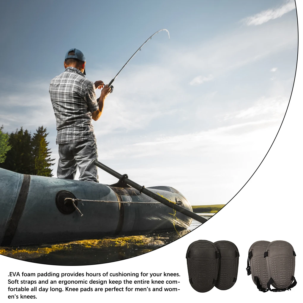 

2Pcs EVA Snow Fishing Knee Pads Warm-keeping Sleeves Protection Gardening