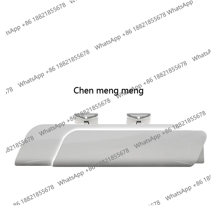 Meja kasir salon kecantikan dari stainless steel, profil hotel, meja resepsionis sederhana, berwarna cat.