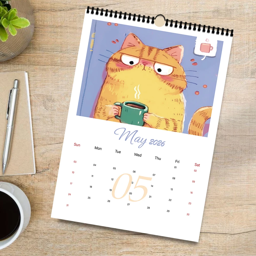 2025 Calendar, Inspirational Scripture Journey Wall Calendar, 12 Month Monthly Planner, Monthly Calendar, Jesus Calendar