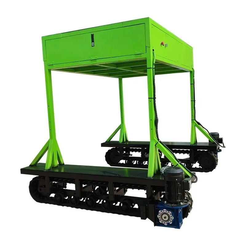 【Popular】 Small Electric Remote-Controlled Tracked Chassis Multifunctional Transportation Platform 150kg Load Capacity 48V240Ah