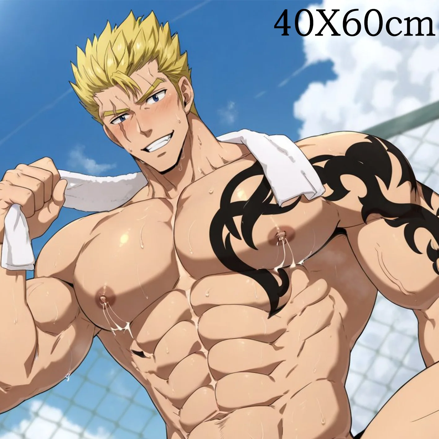 Dakimakura Anime Laxus Pillow Cover Sofa Cushion Double-side Print Throw Pillow Case 40X60cm